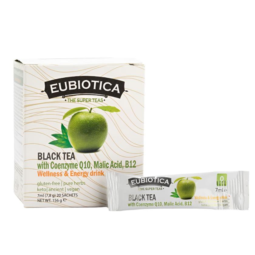 Eubiotica - Black Tea with CoQ10, Malic Acid and B12 20sackets