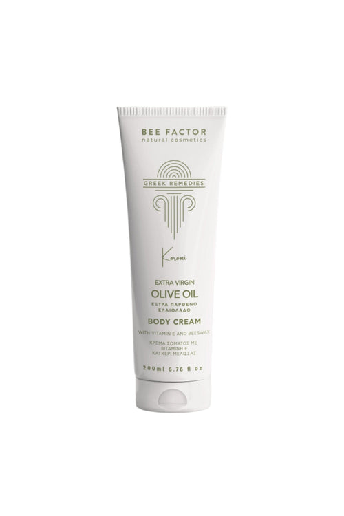 Bee Factor - Body Cream Greek Remedies with Organic Extra Virgin Olive Oil 200ml