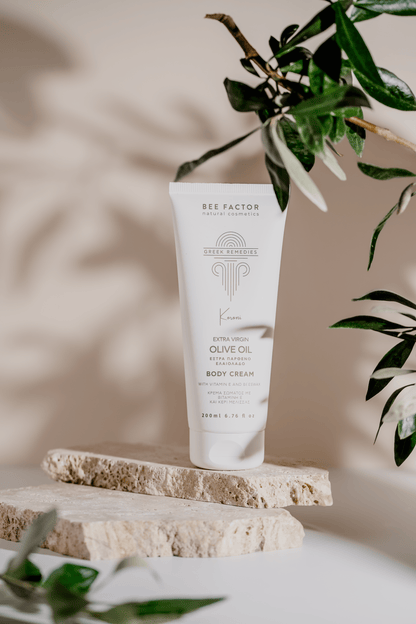 Bee Factor - Body Cream Greek Remedies with Organic Extra Virgin Olive Oil 200ml