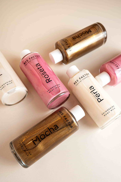 Bee Factor - Shimmering Body Milk Glow Up Mocha 100ml