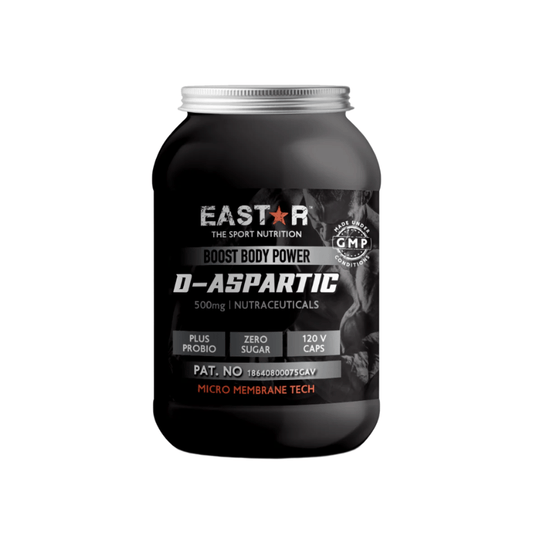 EASTAR - D-Aspartic 500mg 120 Capsules