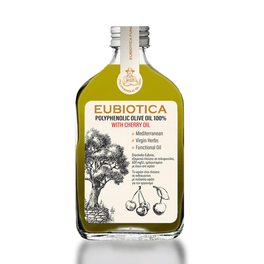 Eubiotica - Polyphenolic Olive Oil 100% with Cherry Oil 280ml