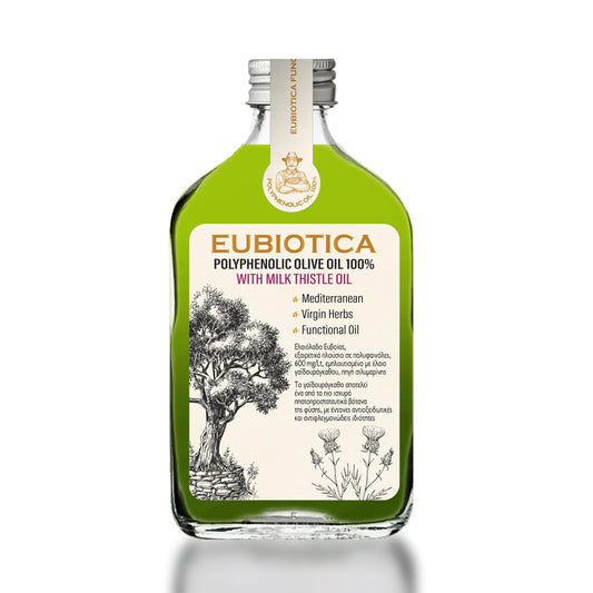 Eubiotica - Polyphenolic Olive Oil 100% with Milk Thistle Oil 280ml