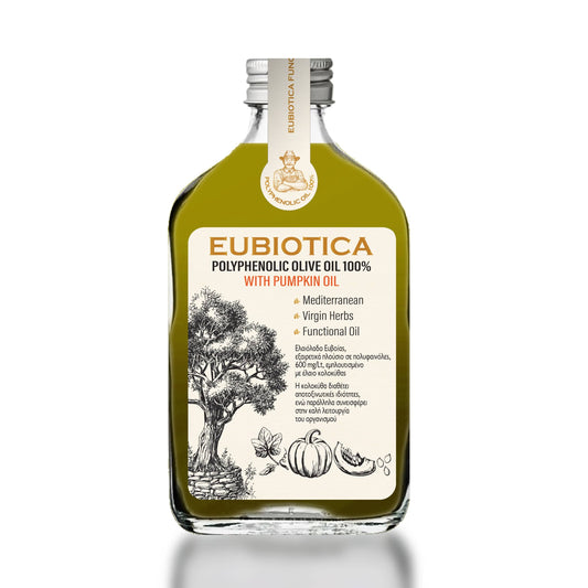 Eubiotica - Polyphenolic Olive Oil 100% with Pumpkin Oil 280ml