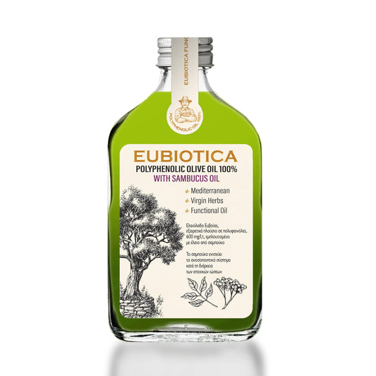 Eubiotica - Polyphenolic Olive Oil 100% with Sambucus Oil 280ml