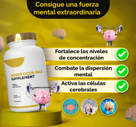 Suplemento Encapsulado Mind Focus Max