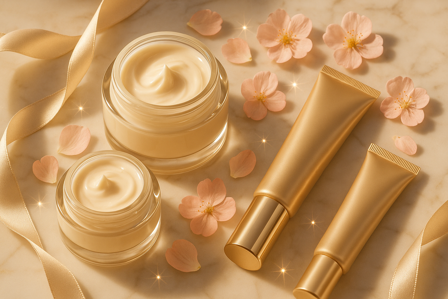 gere uma imagem cativante e que se enquadre na pagina desse produto essa imagem deve gera gatilho de compra imediata esse produto e sobre cosmetico  cremes