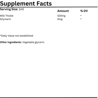 Natural Vitamins - Milk Thistle 50ml